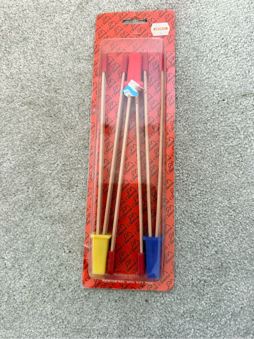 Unbranded Yellow, Blue & Red Party Fondue Forks - 3-Piece Set